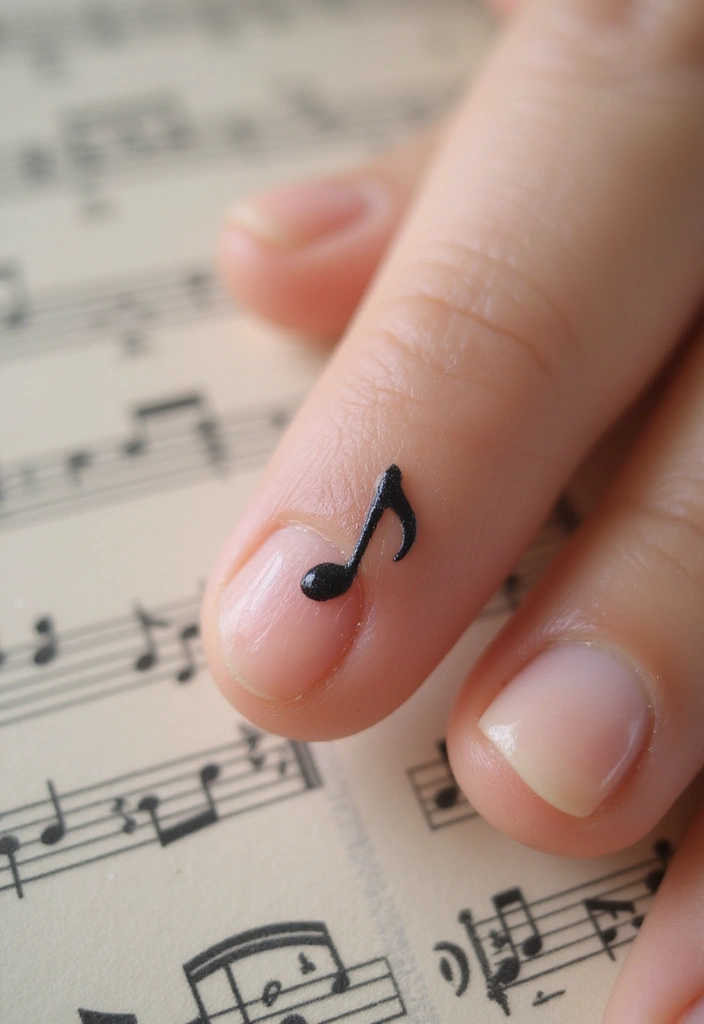 20 Inspiring Small Tattoo Designs for Women That Are Perfect for Any Occasion! - 11. Music-Inspired Tattoos