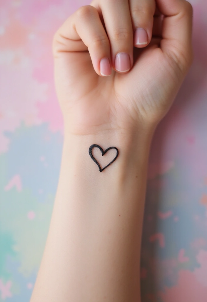 20 Inspiring Small Tattoo Designs for Women That Are Perfect for Any Occasion! - 16. Simple Heart Designs