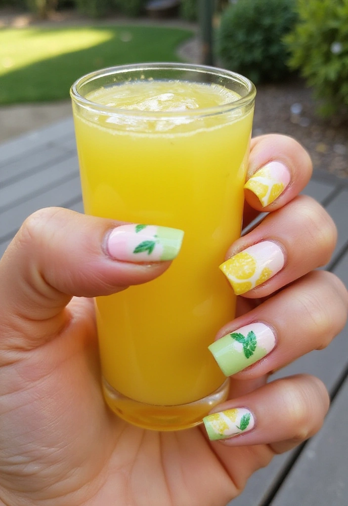 20 Summer Yellow Nails That Will Brighten Up Your Day (Don't Miss #10!) - 12. Sweet Lemonade