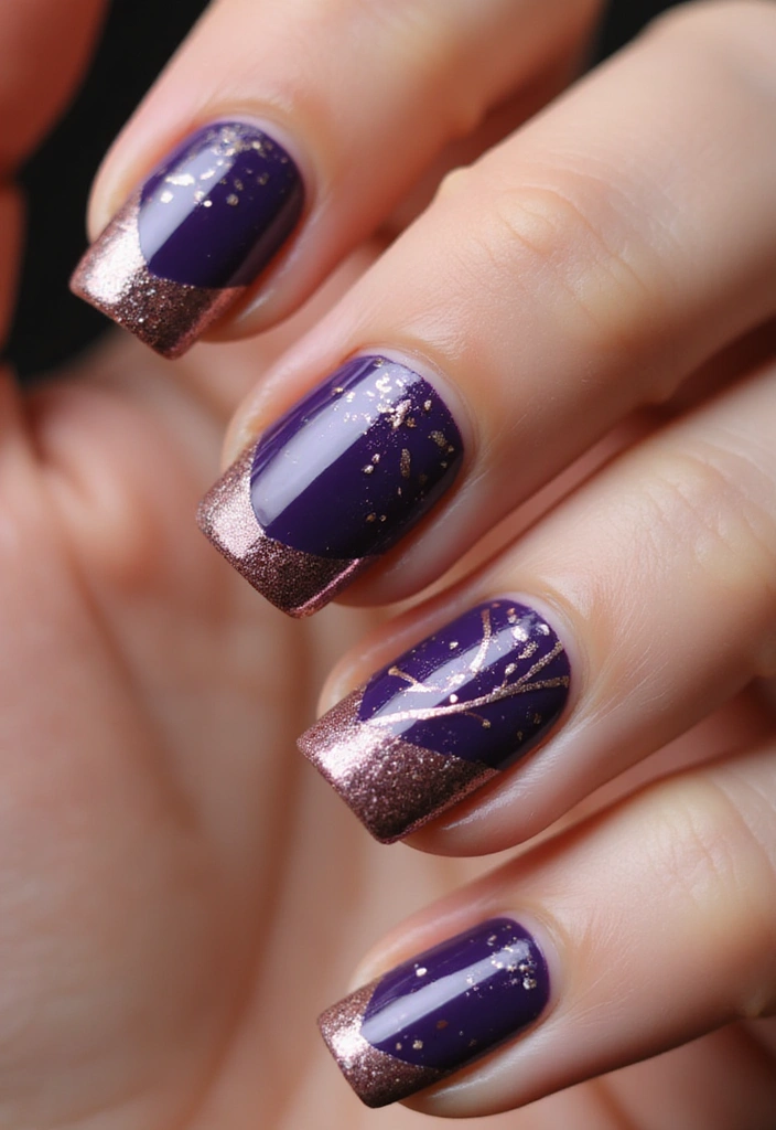 20 Trendy Spring Nail Art Ideas You Can’t Miss (Especially #1!) - 7. Metallic Accents