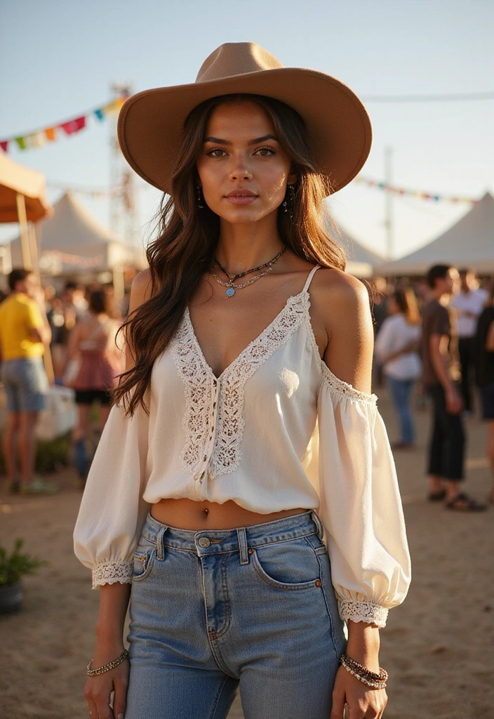 22 Bohemian Style Outfits That Will Make You the Star of Every Festival (You Won't Believe #7!) - 19. Chic Bohemian Blouses