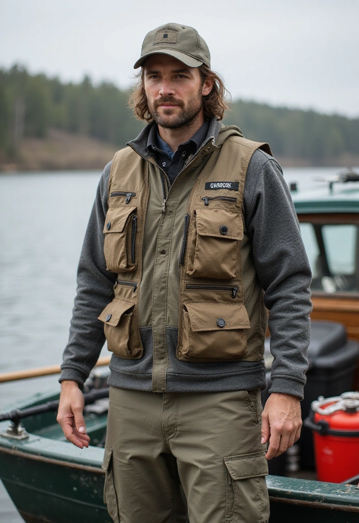 22 Trendy Fisherman Outfits That Are Hooking Everyone’s Attention! - 11. The Functional Fisherman