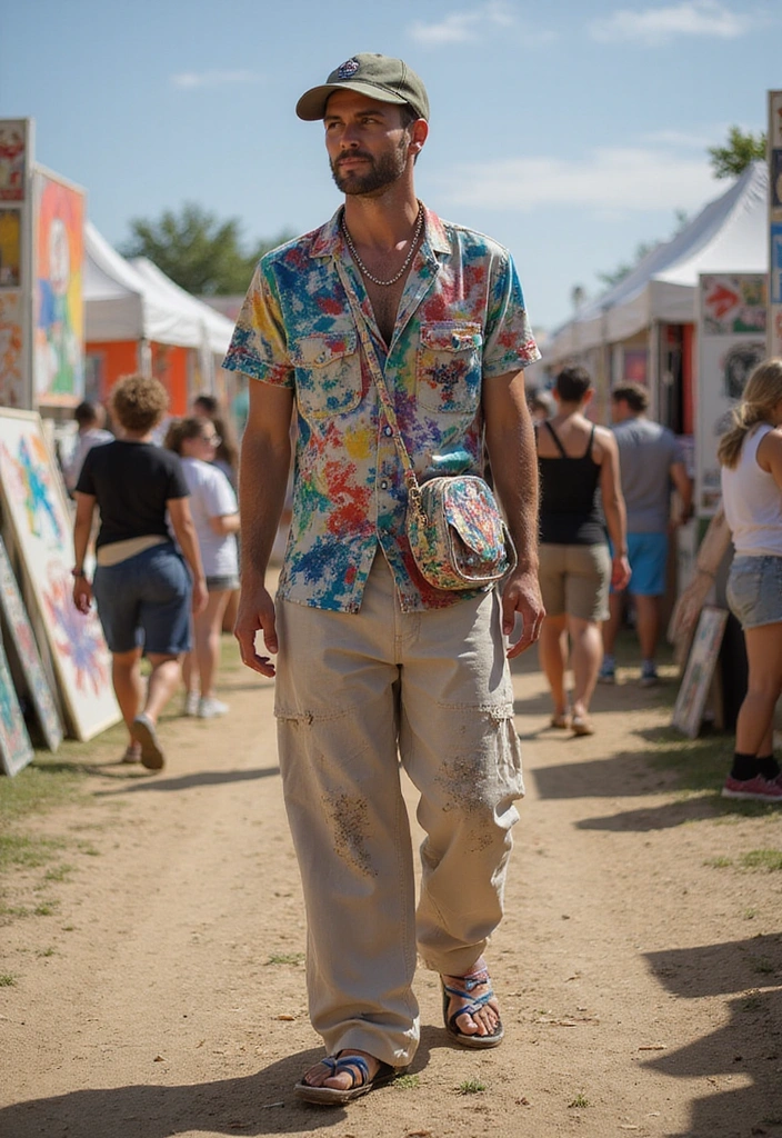22 Trendy Fisherman Outfits That Are Hooking Everyone’s Attention! - 17. The Artistic Fisherman