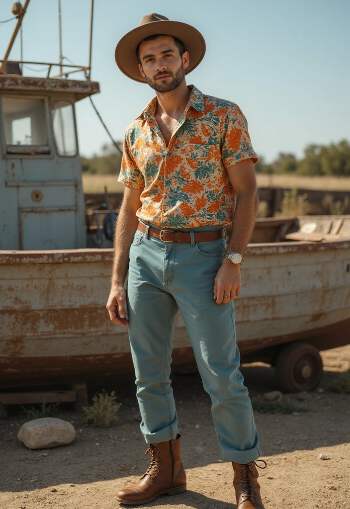 22 Trendy Fisherman Outfits That Are Hooking Everyone’s Attention! - 4. The Retro Fisherman