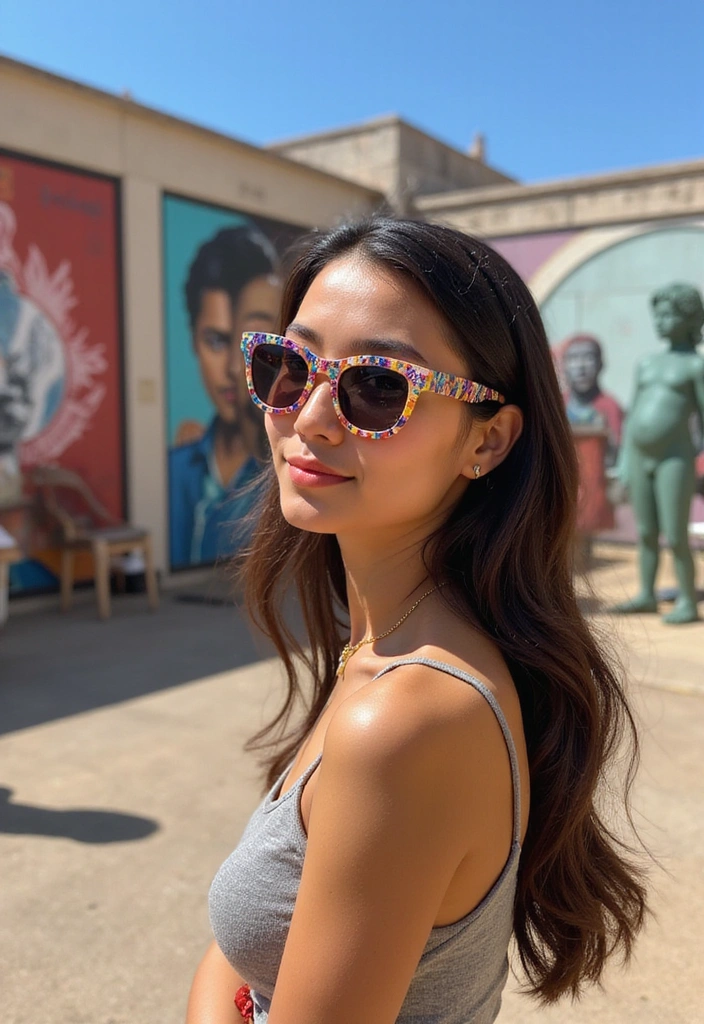 23 Aesthetic Sunglasses That Will Transform Your Fashion Game Forever! - 18. Artistic Frames