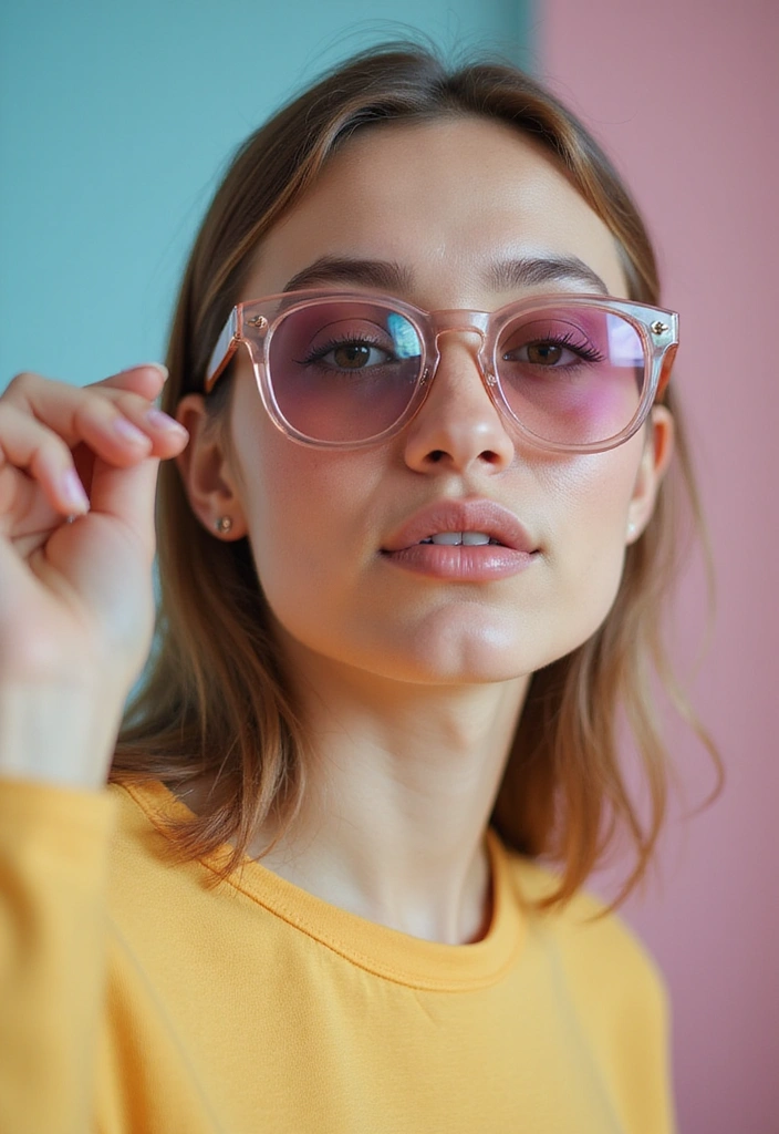 23 Aesthetic Sunglasses That Will Transform Your Fashion Game Forever! - 4. Transparent Frames
