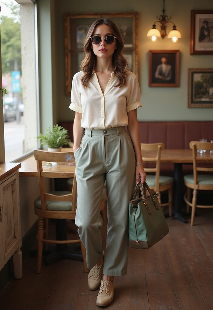 23 Cold Spring Outfits That Will Keep You Stylish and Warm (You Won't Believe #12!) - 17. Vintage Style with a Modern Twist