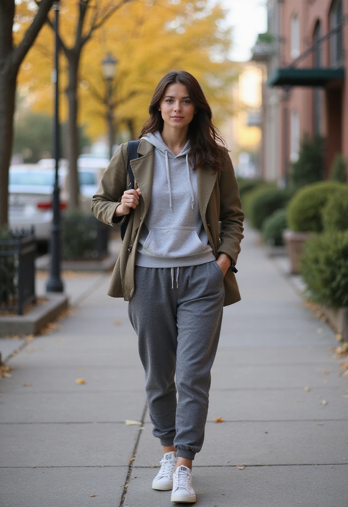 23 Cold Spring Outfits That Will Keep You Stylish and Warm (You Won't Believe #12!) - 23. Effortless Layering with a Hoodie
