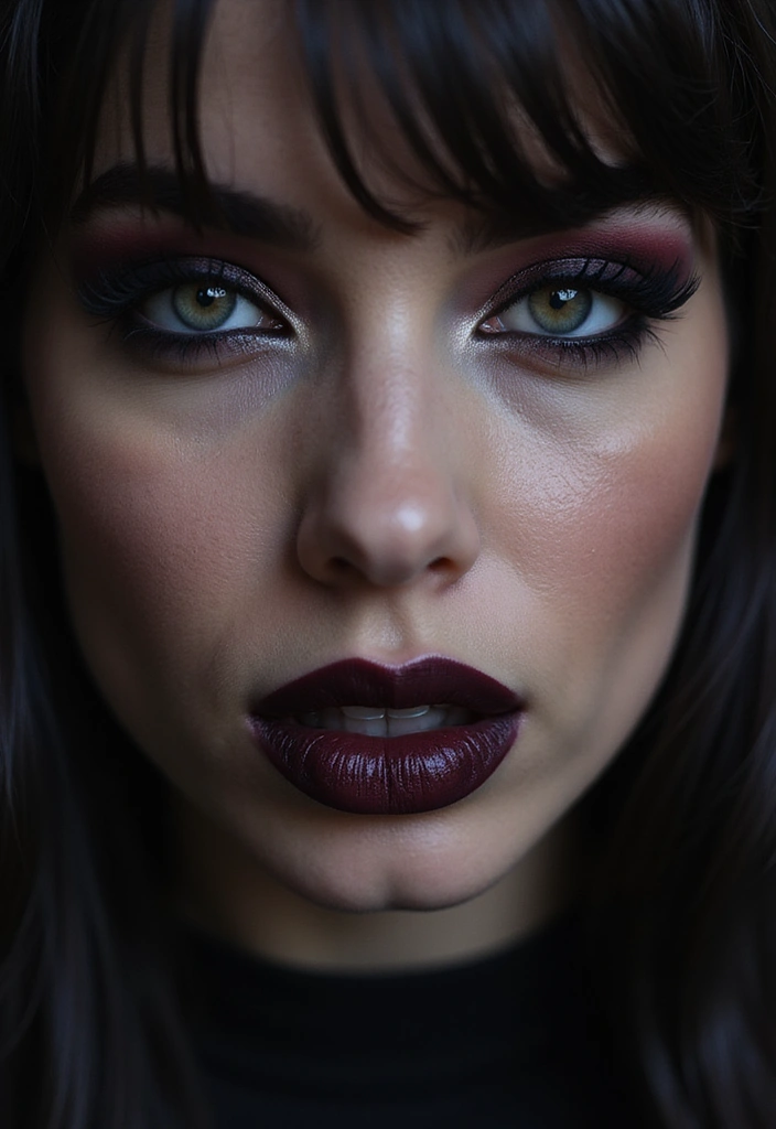 23 Makeup Tutorials That'll Transform You Into a Glam Queen Overnight! - 13. Edgy Makeup with Dark Lips