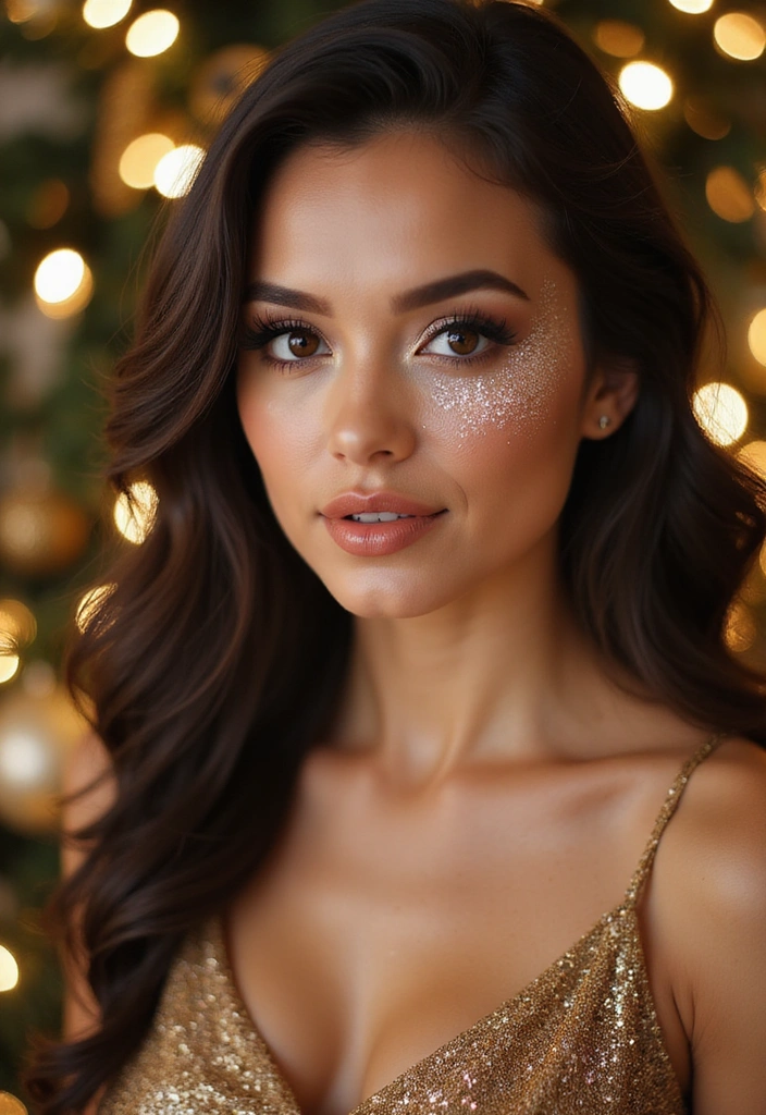 23 Makeup Tutorials That'll Transform You Into a Glam Queen Overnight! - 19. Glitzy New Year’s Eve Makeup