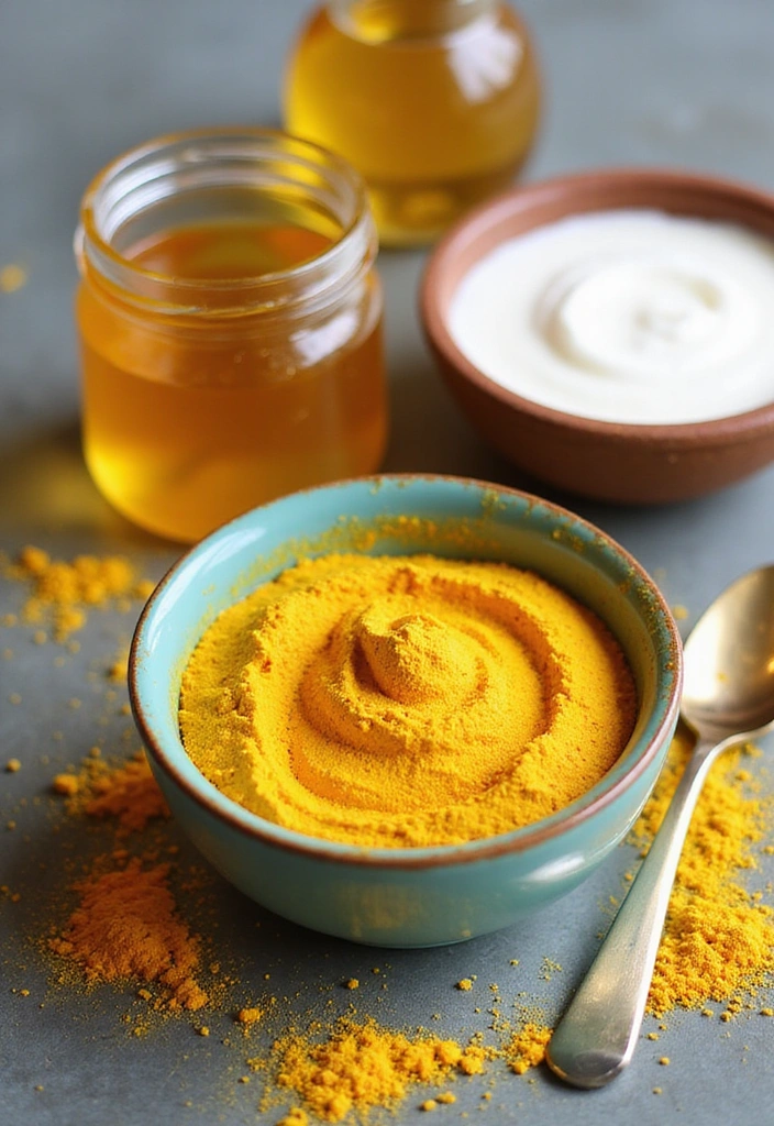 23 Mind-Blowing DIY Beauty Treatments You Can Make with Ingredients in Your Kitchen! - 13. Turmeric Face Mask for Brightening