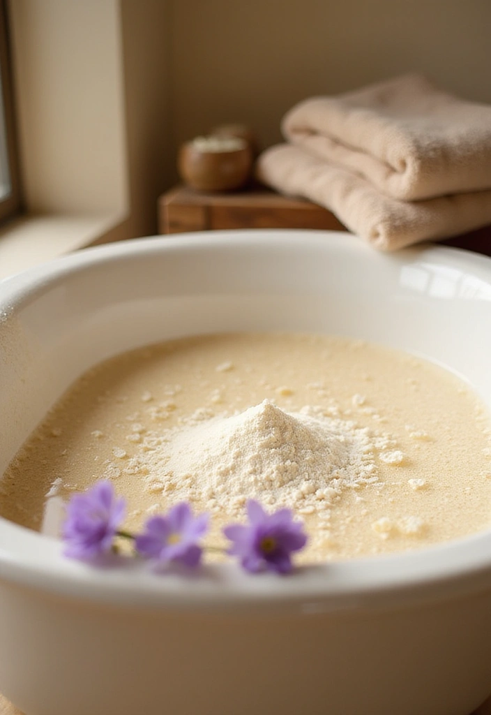23 Mind-Blowing DIY Beauty Treatments You Can Make with Ingredients in Your Kitchen! - 5. Oatmeal Bath for Soothing Skin