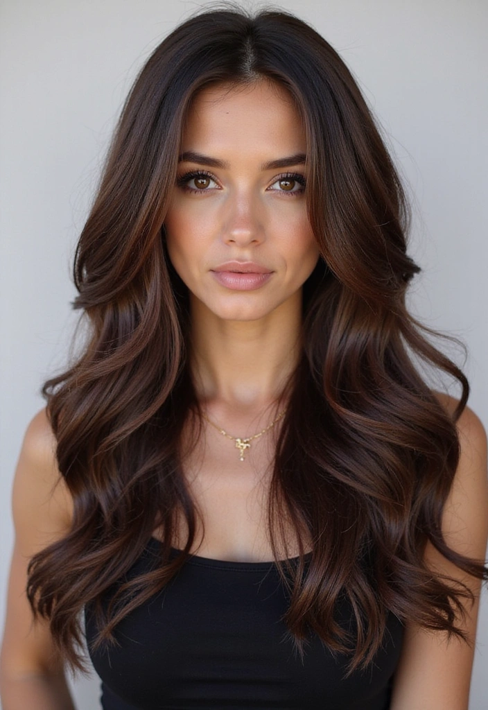 23 Must-Try Balayage Ideas for Long Hair Brunettes This Season! - 14. Rich Chocolate Balayage