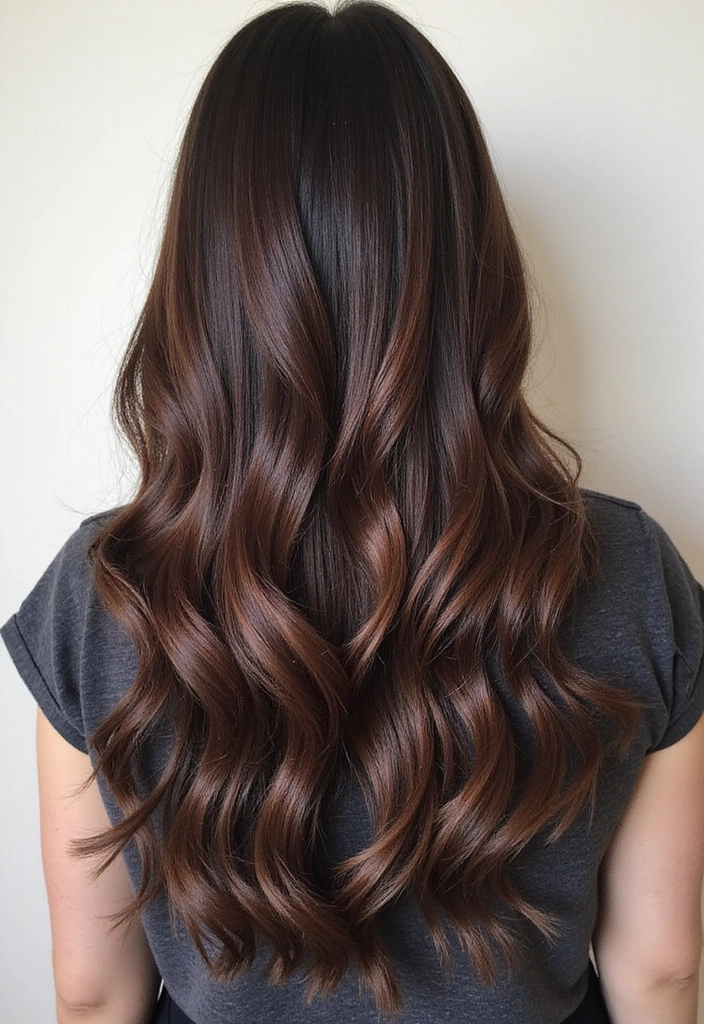 23 Must-Try Balayage Ideas for Long Hair Brunettes This Season! - 4. Cool Coffee Balayage