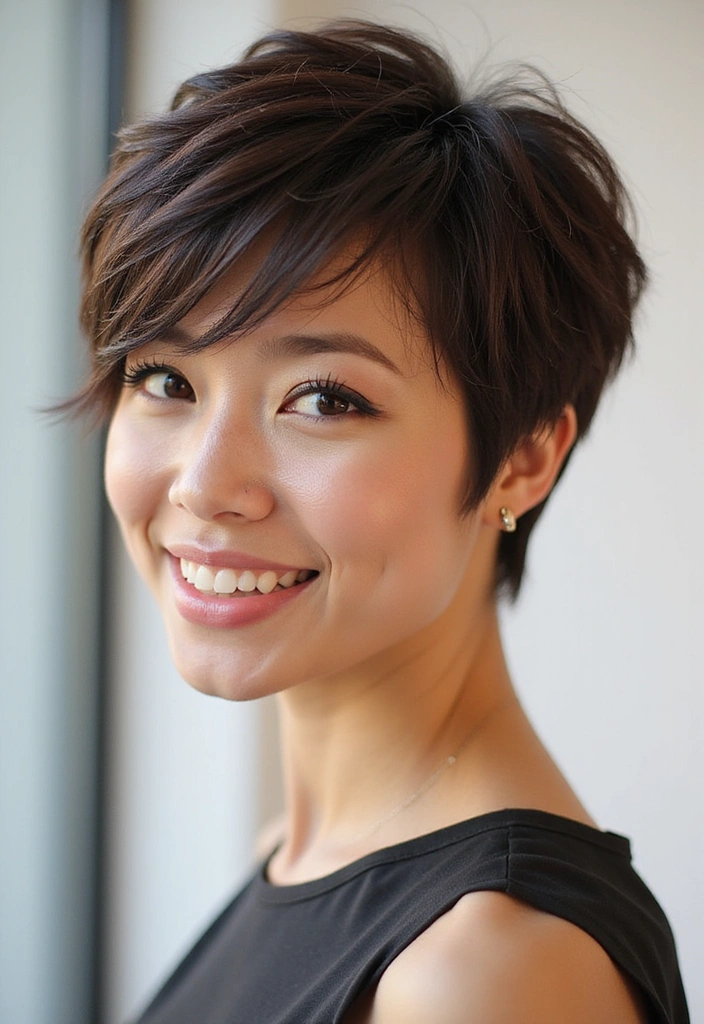 23 Pixie Cuts Perfect for Every Face Shape (Find Your Best Match!) - 10. Chic Pixie for Fine Hair