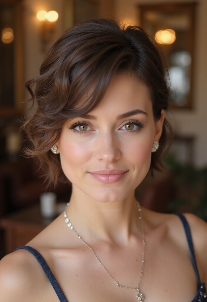 23 Pixie Cuts Perfect for Every Face Shape (Find Your Best Match!) - 19. Posh Pixie with Soft Waves