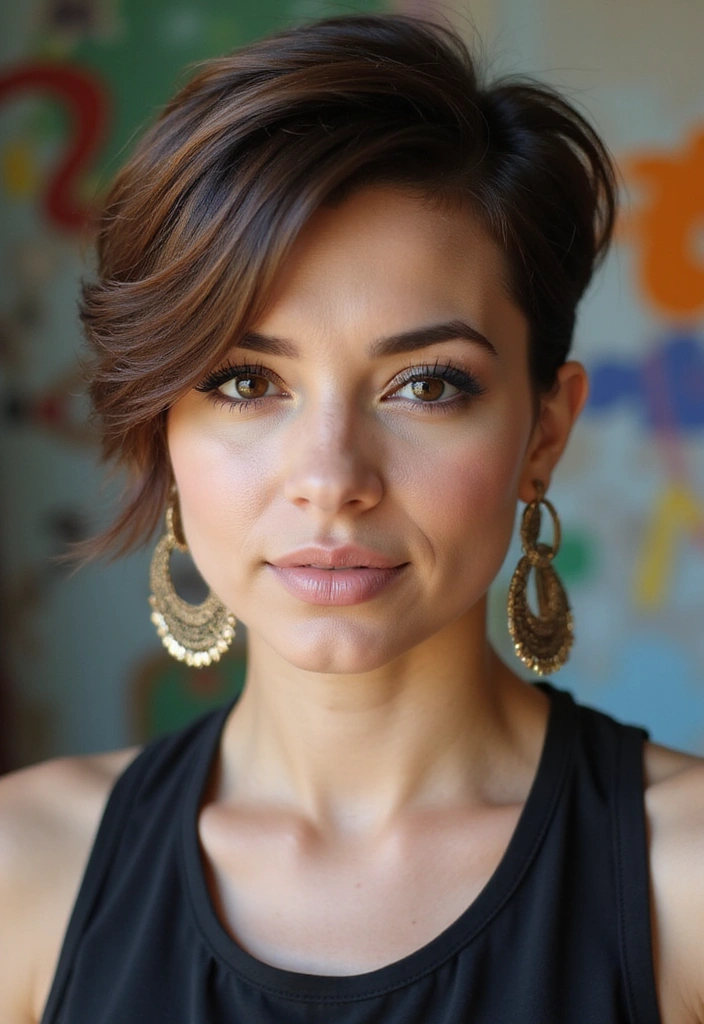 23 Pixie Cuts Perfect for Every Face Shape (Find Your Best Match!) - 21. Daring Asymmetrical Pixie for a Unique Look
