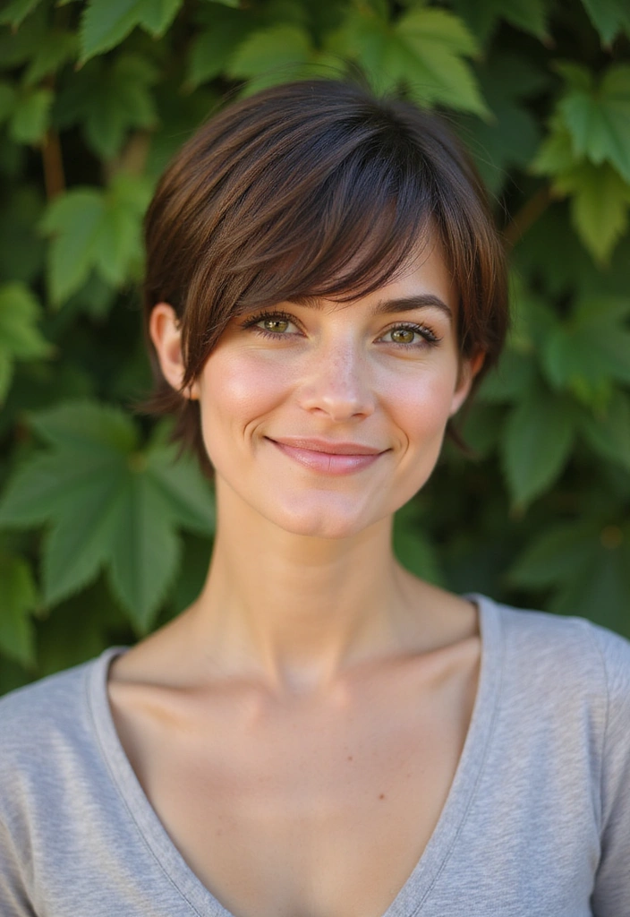23 Pixie Cuts Perfect for Every Face Shape (Find Your Best Match!) - 4. Soft Pixie for Heart-Shaped Faces