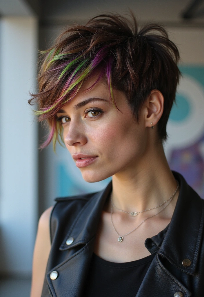 23 Pixie Cuts Perfect for Every Face Shape (Find Your Best Match!) - 5. Edgy Pixie for Long Faces
