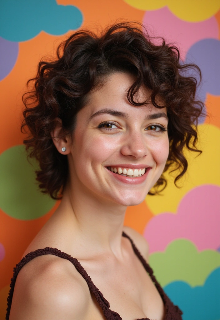 23 Pixie Cuts Perfect for Every Face Shape (Find Your Best Match!) - 9. Layered Pixie for Curly Hair