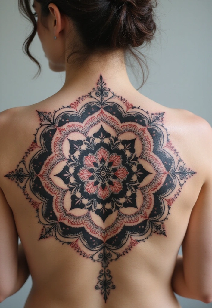 23 Rococo Revival Tattoos for the Baroque Beauty in You - 10. Rococo-Inspired Mandalas