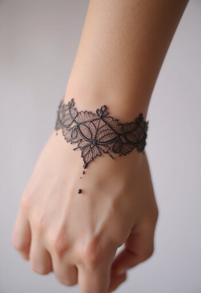 23 Rococo Revival Tattoos for the Baroque Beauty in You - 11. Rococo Lace Designs