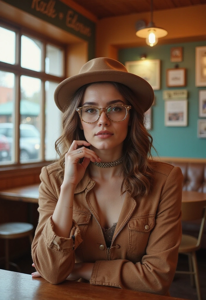 23 Stylish Glasses Ideas That'll Elevate Your Look Instantly (You Won't Believe #12!) - 9. Vintage-Inspired Frames