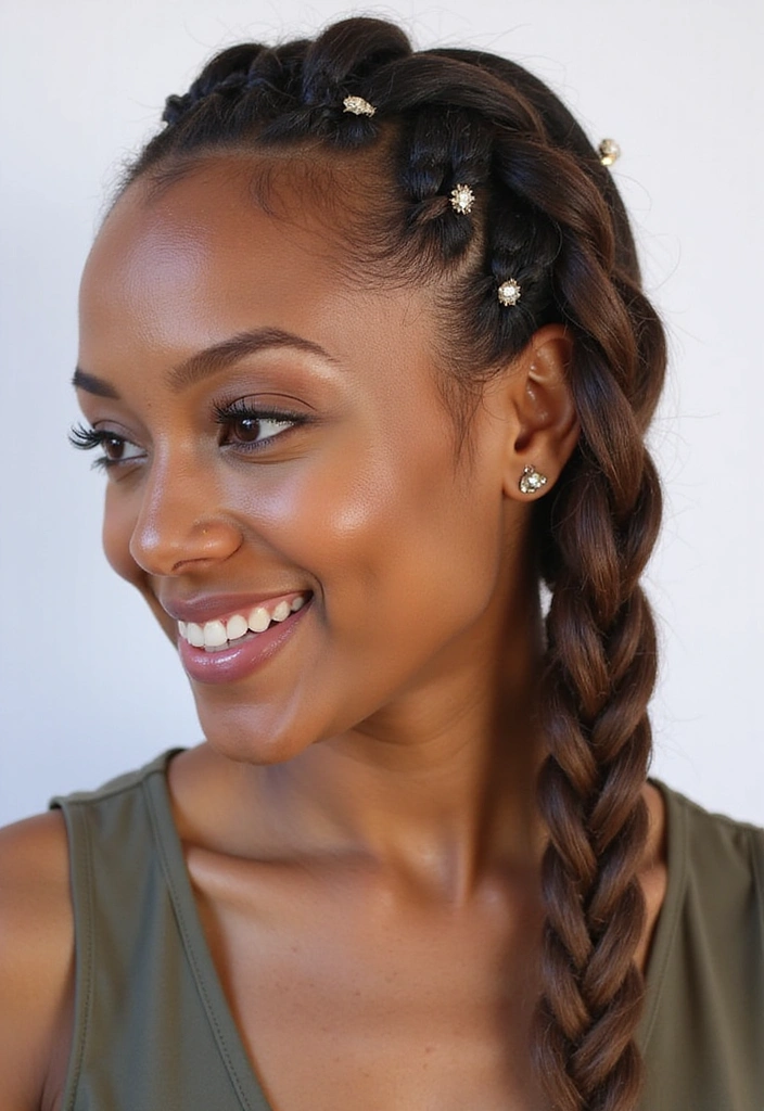 23 Trendy Braids You Need to Try This Season (Your Hair Will Thank You!) - 15. Ladder Braid