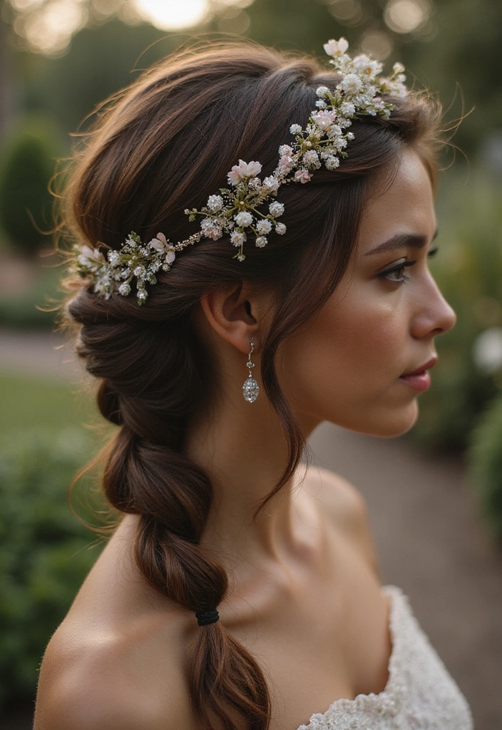 24 Aura Beauty Hairstyles That Glow With Celestial Vibes - 6. Galactic Crown Braid