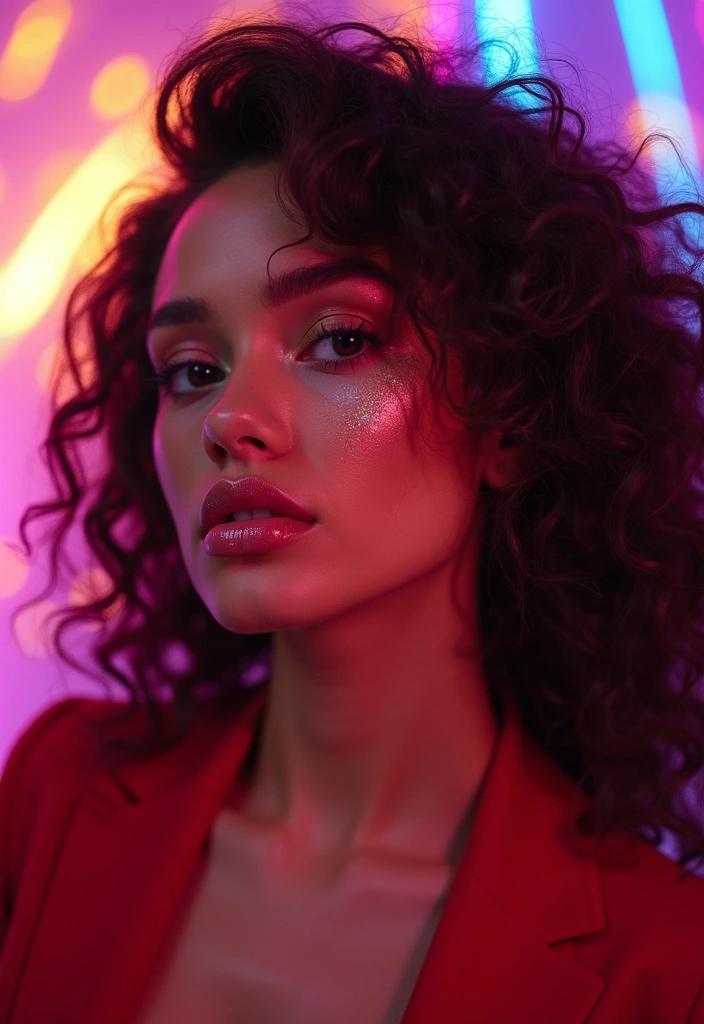24 Dolled Up Makeup and Hair Looks Straight Out of a Vintage Dream - 10. Chic 1970s Disco Fever