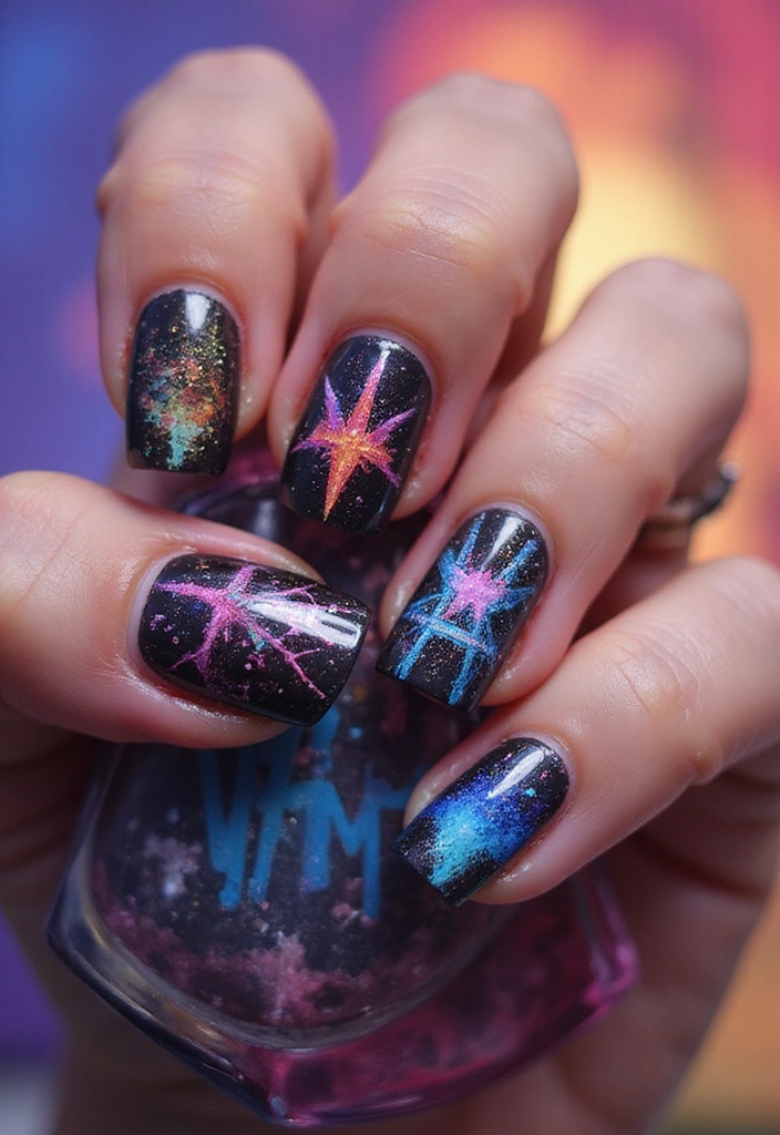 24 Player One-Inspired Nail Art for the Ultimate Gaming Babe - 24. Gaming & Art Fusion