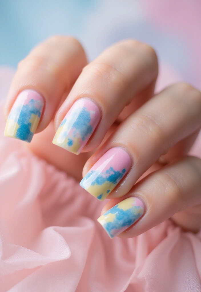 24 Trendy Birthday Nails That'll Steal the Show at Your Celebration! - 17. Watercolor Dreams