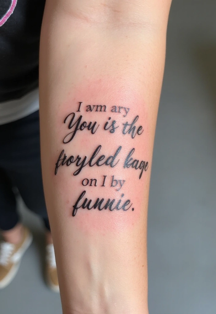 25 Bold Tattoos for Female Baddies That Speak Volumes (You’ll Love #3!) - 3. Empowering Quotes