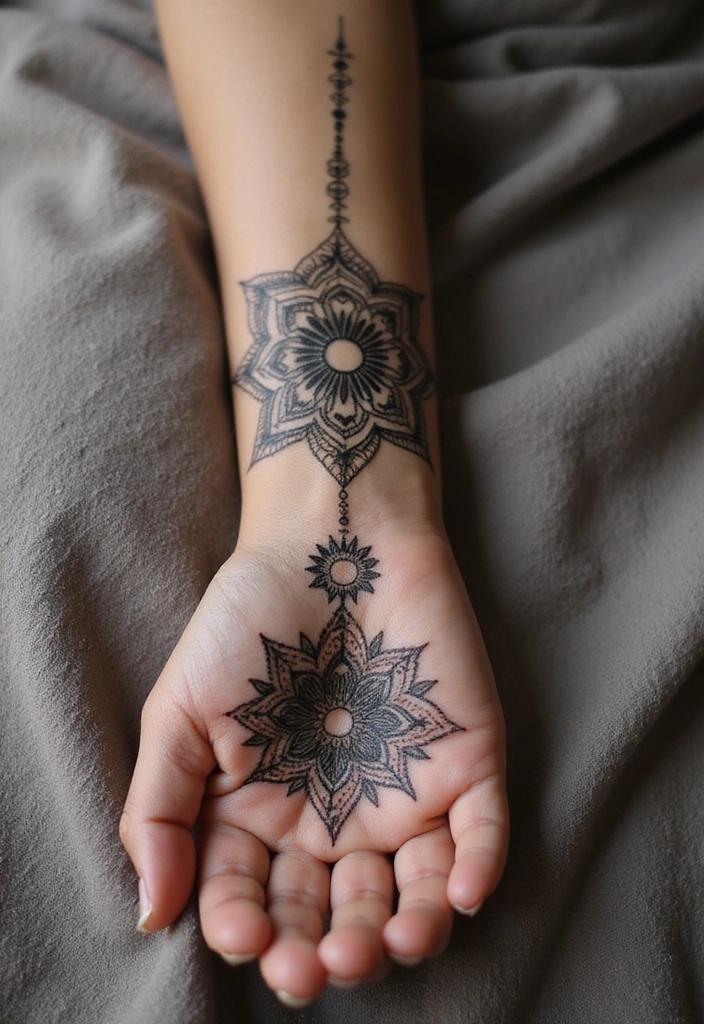 25 Bold Tattoos for Female Baddies That Speak Volumes (You’ll Love #3!) - 6. Boho Mandalas