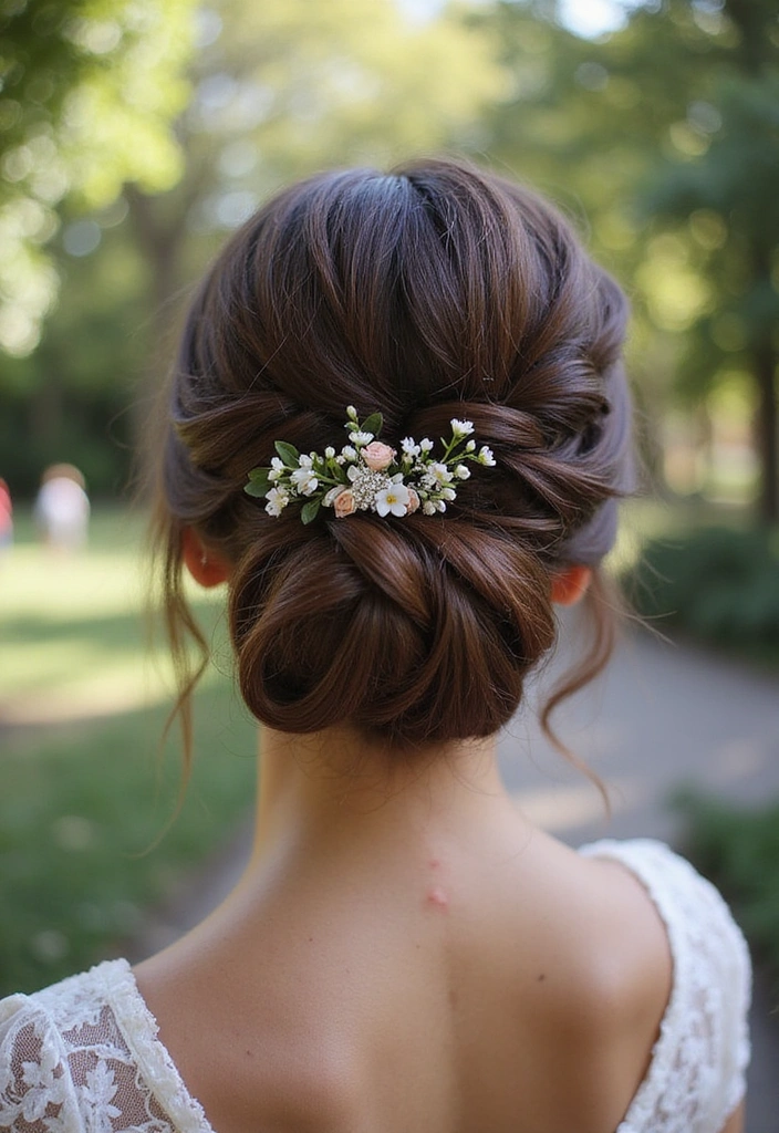 25 Castlecore Hairstyles That Belong in a Fantasy Film - 10. Enchanted Twisted Half-Updo