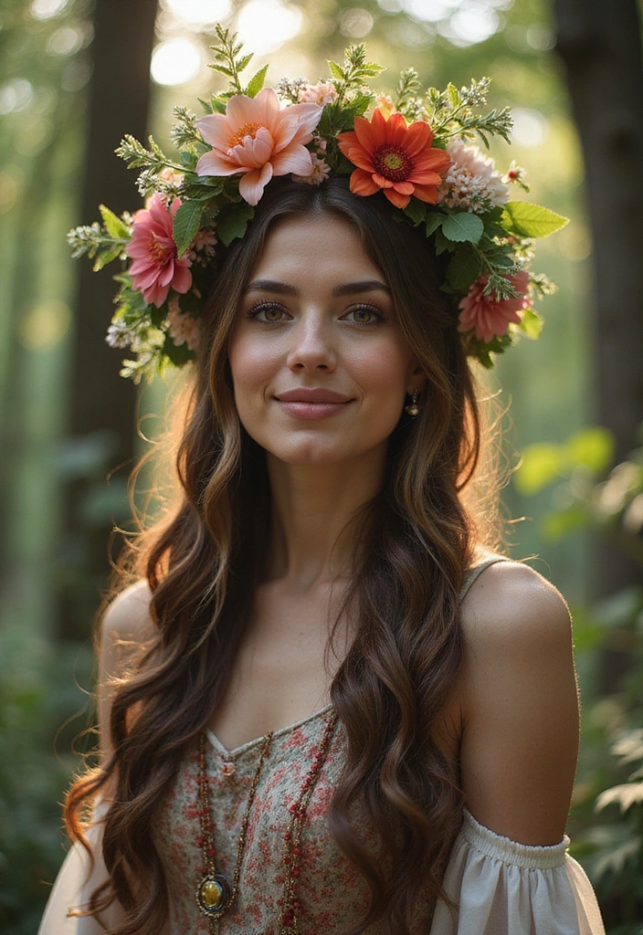 25 Castlecore Hairstyles That Belong in a Fantasy Film - 7. Magical Fairy Crown with Twisted Locks