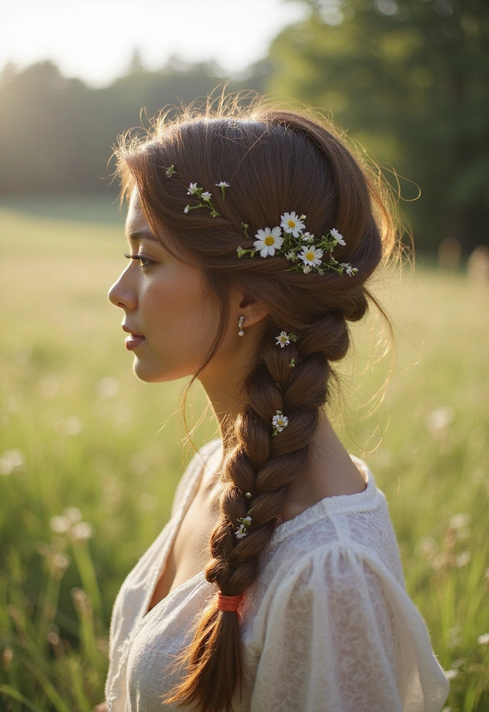 25 Castlecore Hairstyles That Belong in a Fantasy Film - 8. Ethereal Fishtail Braid