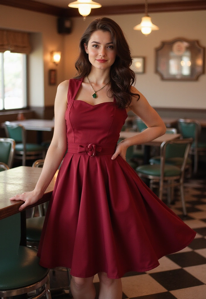 25 Cherry Coded Outfits That Tastefully Blend Fashion and Flavor! - 10. Vintage Cherry Styles