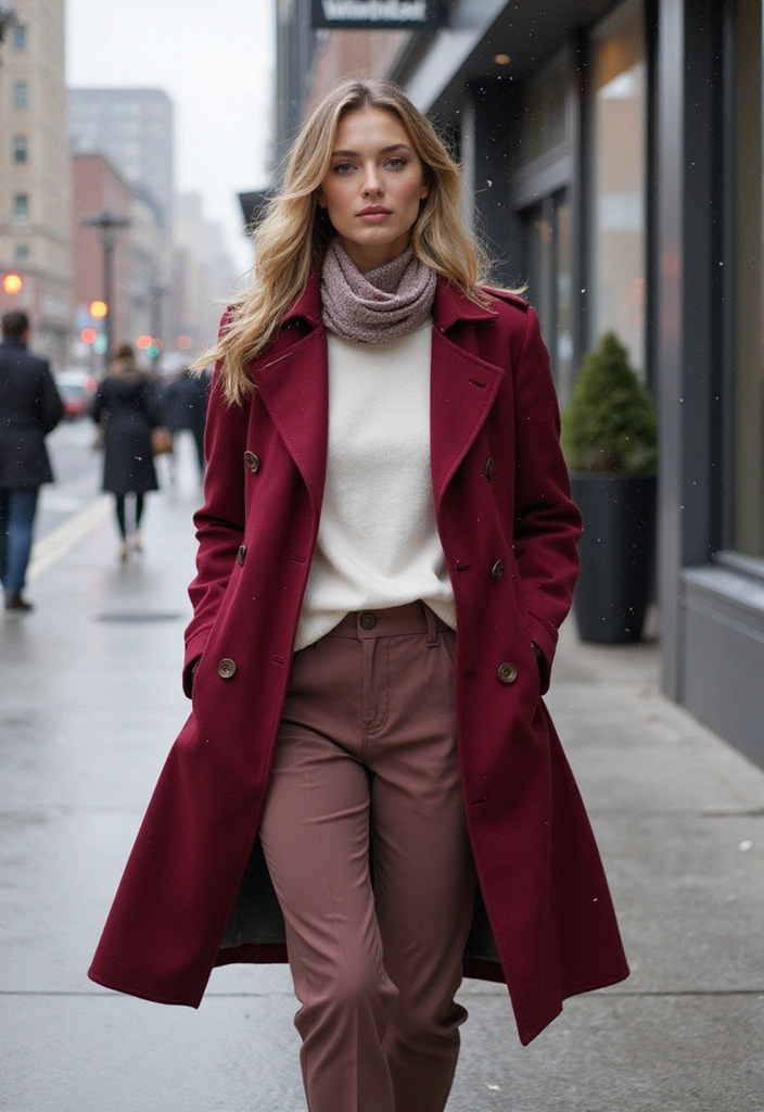 25 Cherry Coded Outfits That Tastefully Blend Fashion and Flavor! - 18. Cherry-Inspired Outerwear