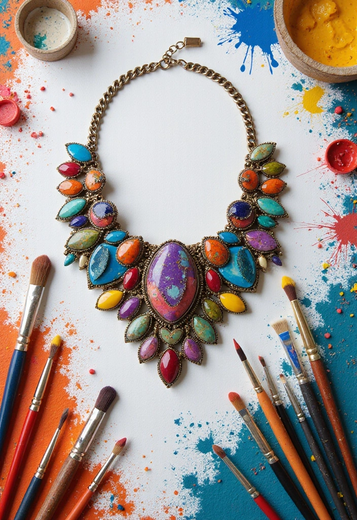 25 Chic Accessories to Elevate Your Style Game Instantly! - 18. Artistic Statement Necklaces