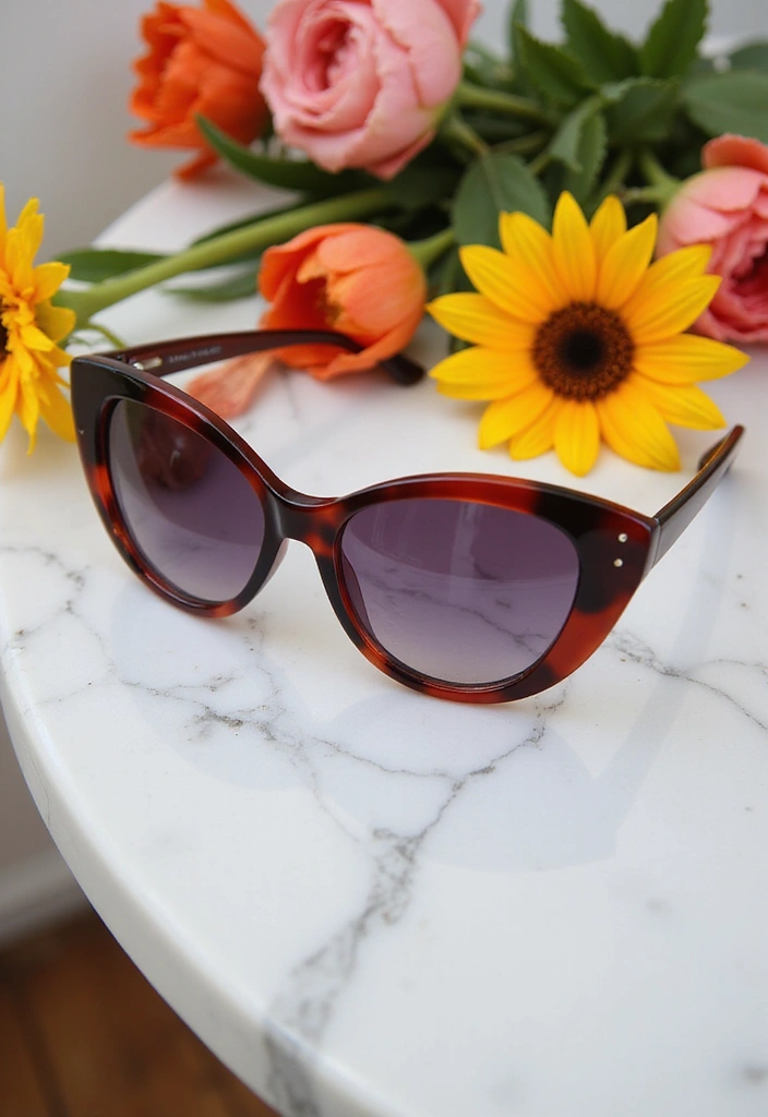 25 Chic Accessories to Elevate Your Style Game Instantly! - 25. Vintage-inspired Sunglasses