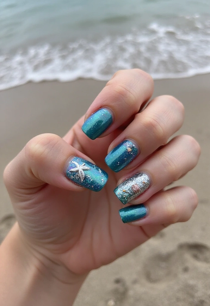 25 Creative Fairytale Nails Ideas to Enchant Your Friends! - 2. Mermaid Dreams
