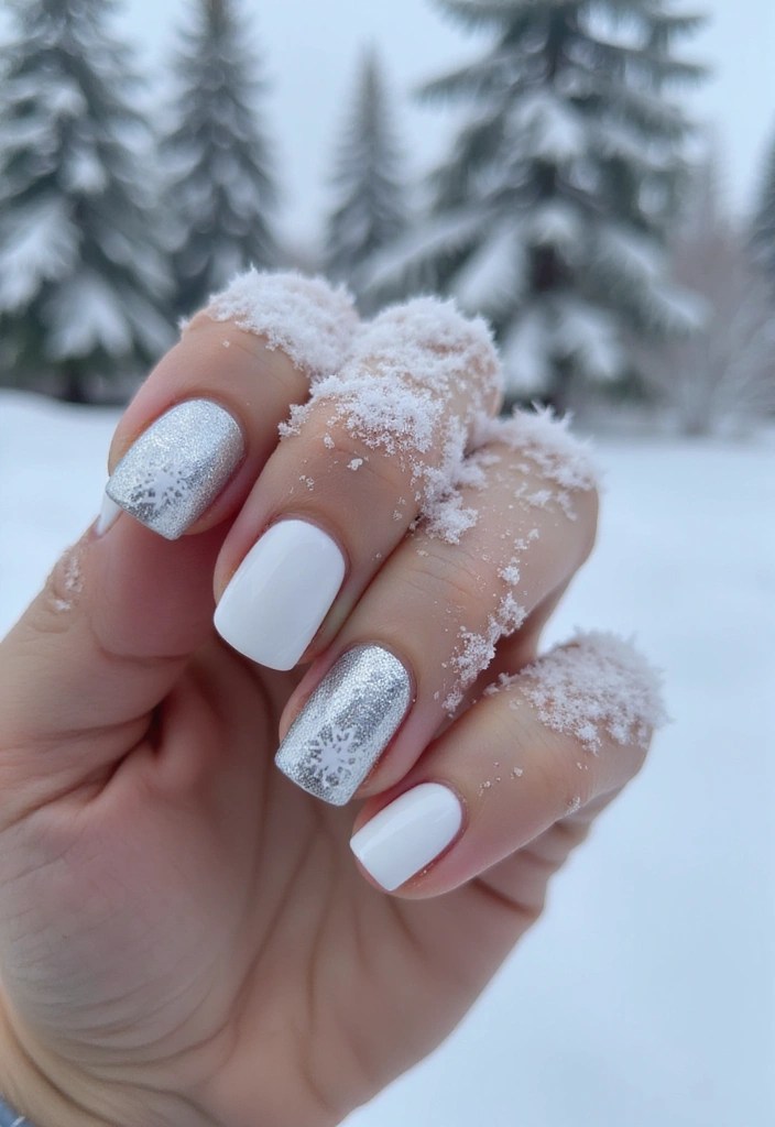 25 Creative Fairytale Nails Ideas to Enchant Your Friends! - 9. Snow Queen