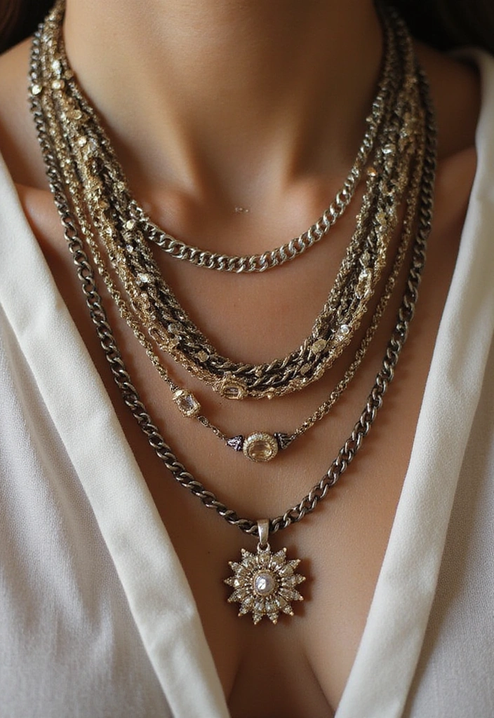 25 Fashion Hacks That Will Instantly Upgrade Your Wardrobe (You Won't Believe #7!) - 25. Creative Jewelry Stacking