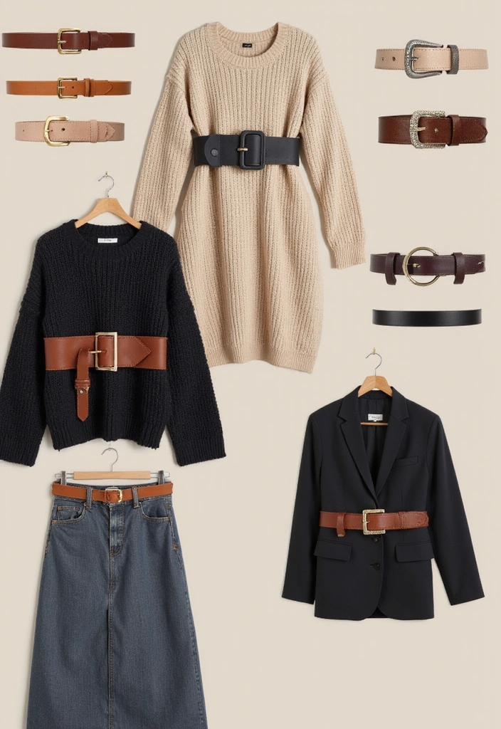 25 Fashion Hacks That Will Instantly Upgrade Your Wardrobe (You Won't Believe #7!) - 7. Unexpected Ways to Wear a Belt