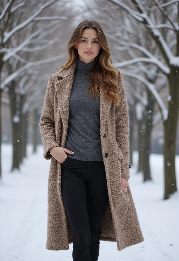 25 Layered Moto Boho Looks That Are Perfect for Every Season! - 12. Cozy Layering for Winter