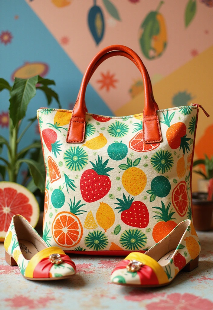 25 Mix & Maximalist Fashion That Says “More is Always More” - 18. Playful Prints on Accessories
