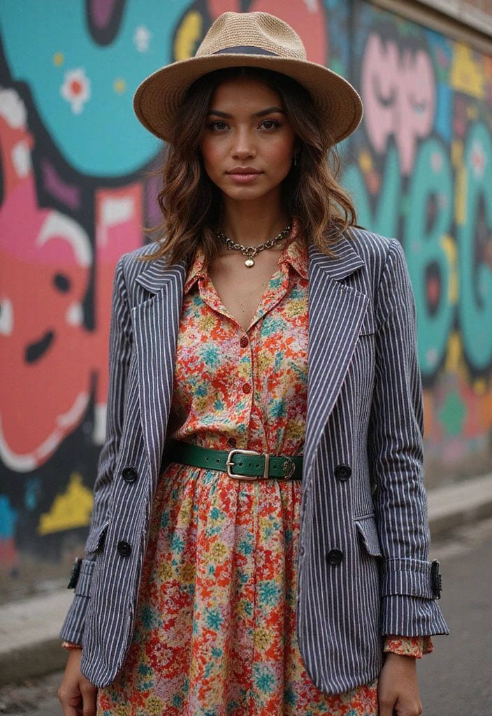 25 Mix & Maximalist Fashion That Says “More is Always More” - 23. Mixed Patterns