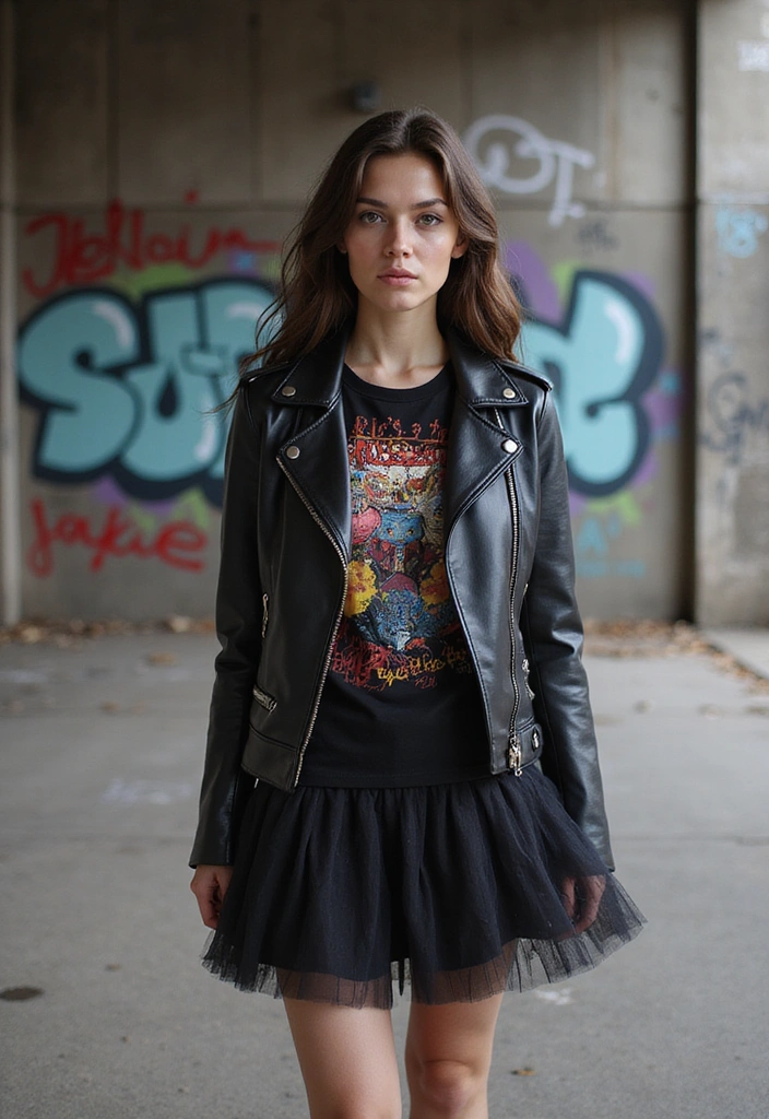 25 Mix & Maximalist Fashion That Says “More is Always More” - 24. Edgy Layering