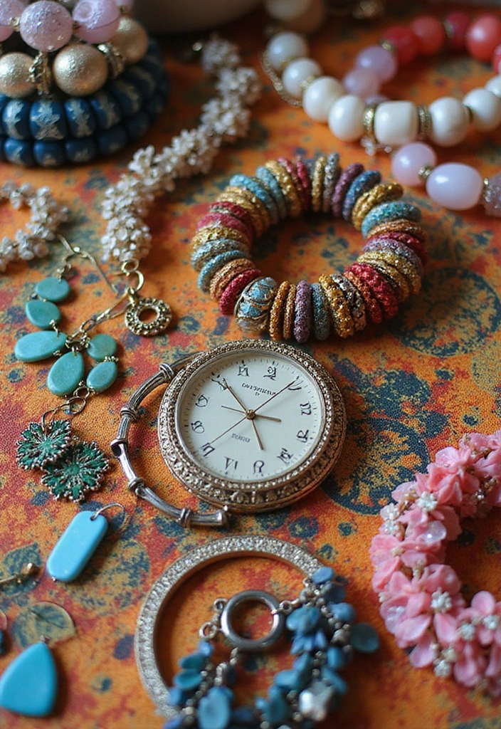 25 Mix & Maximalist Fashion That Says “More is Always More” - 3. Eclectic Accessories